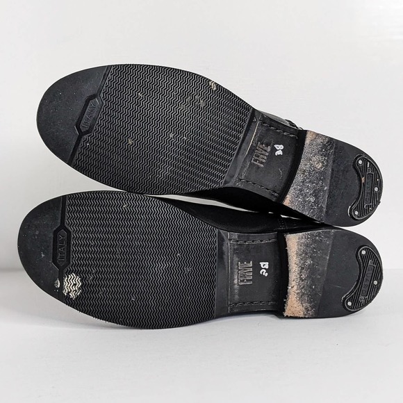 Frye Shootie Elyssa Leather Ankle Booties Low Heel Comfort Shoe Black Size 9.5 - Picture 13 of 14